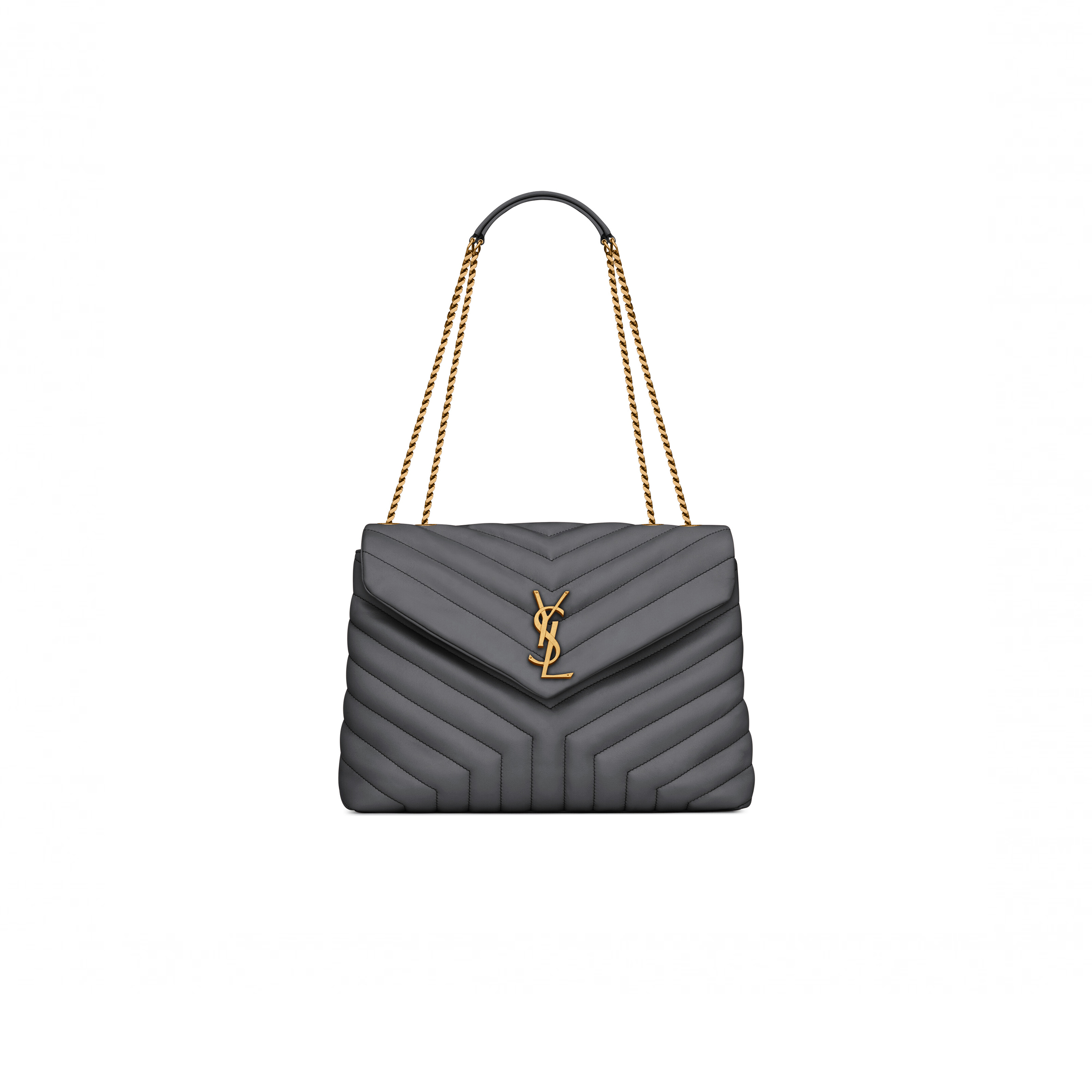 YSL LOULOU MEDIUM IN QUILTED LEATHER 574946DV7271112 (32*22*12cm)